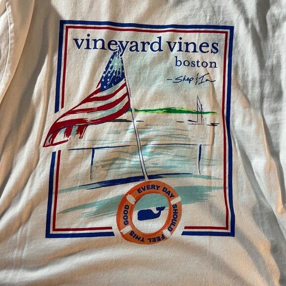 Boston Edition - Vineyard Vines Short Sleeve Shirt Mens - Picture 2 of 2